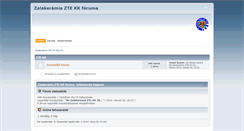 Desktop Screenshot of forum.ztekosar.hu