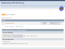 Tablet Screenshot of forum.ztekosar.hu